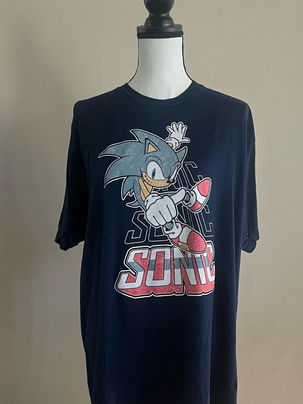 Sonic Graphic Short Sleeve Tee - Navy